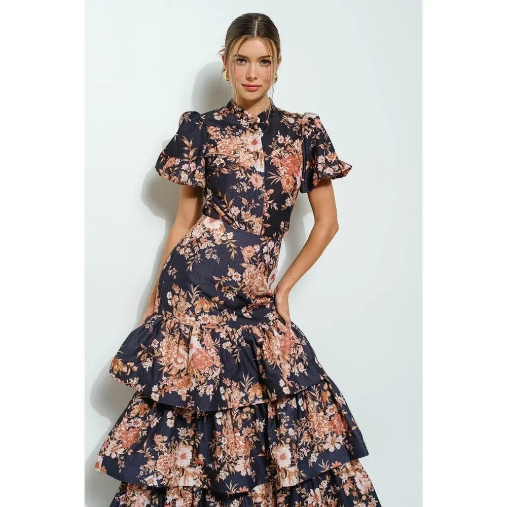 AiNa Catalina Floral Blouse & FLORAL ZIMM Maxi SKIRT Set - size S - Picture 5 of 8